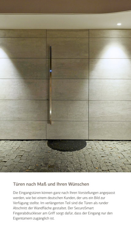 Aluminium Haustüren von Pirnar auch Rahmenlos 