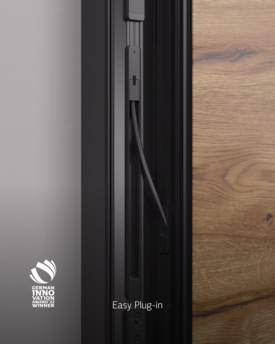 Pirnar Haustür mit Easy Plug-in System für einfache, schnelle Installation ohne komplizierte Anschlüsse – PP Holz & Raum Design in Geseke
